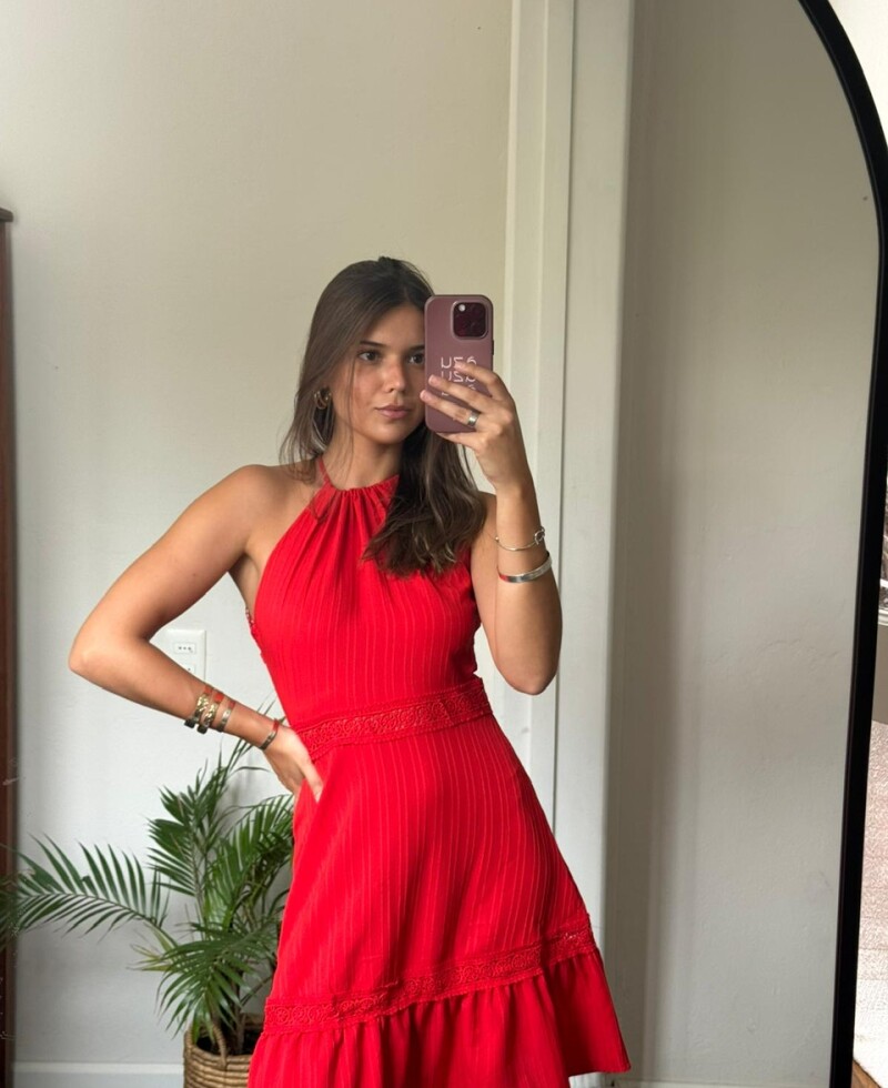 Vestido Amanda rojo