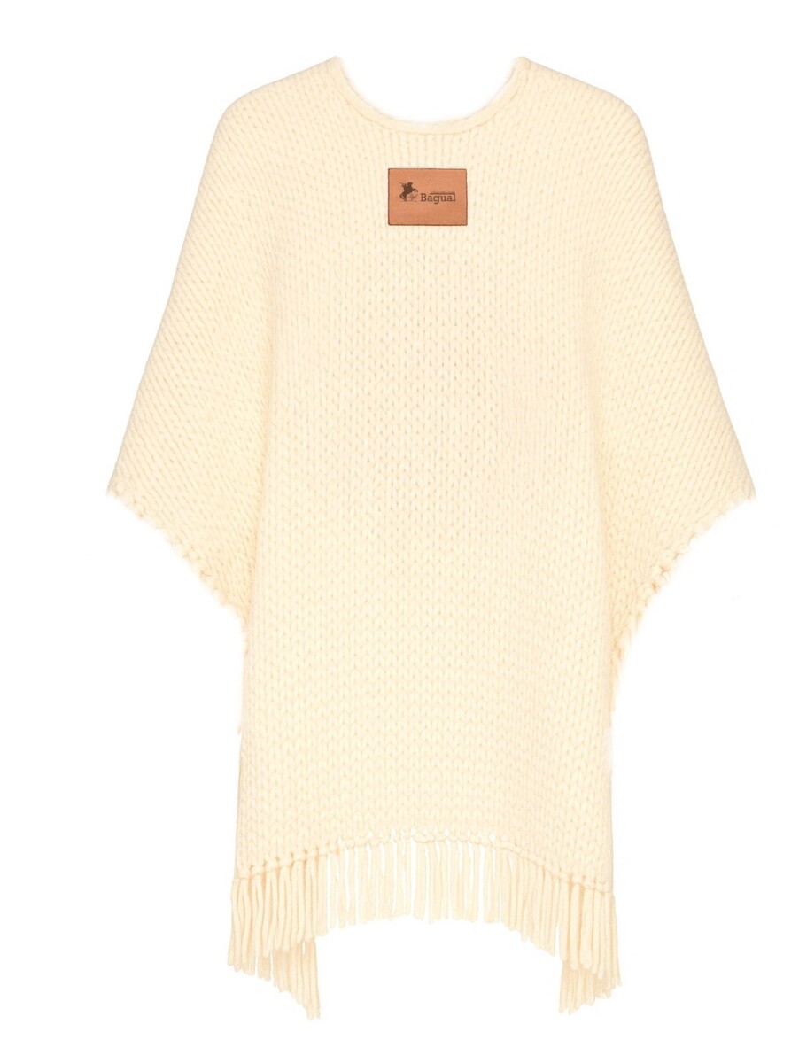 Ruana de Lana Merino - Gruesa 