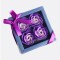 Set Arreglo De Jabones Diseño Rosas x4 Violeta