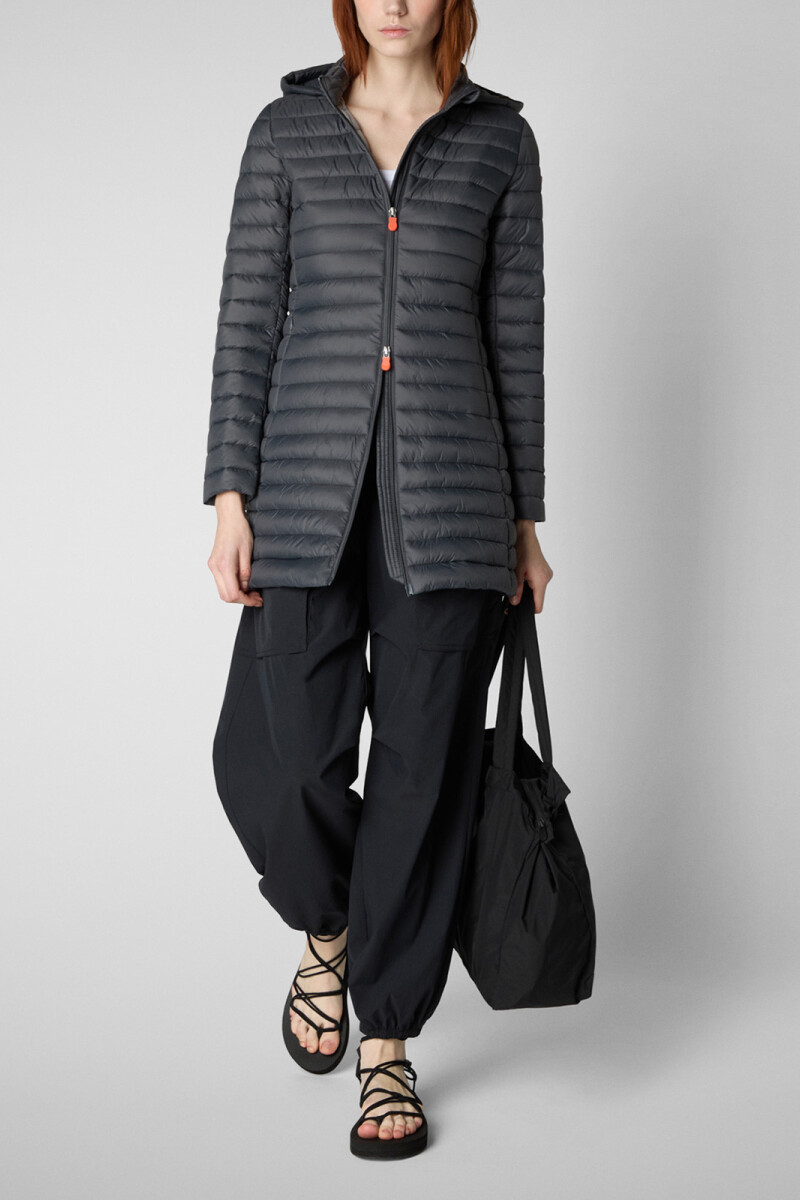 CAMPERA LARGA BRYANNA Gris