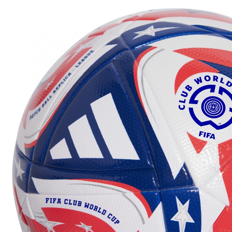 adidas PELOTA MUNDIAL DE CLUBES FIFA 25 LEAGUE White/Scarlet/Blue