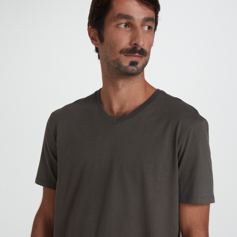 CAMISETA MM MASC CINZA ESCURO