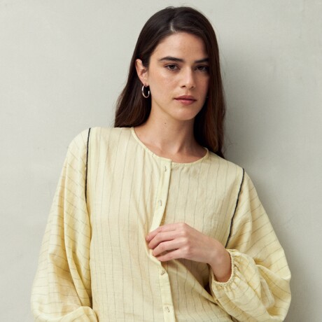 CAMISA LISANA AMARILLO PASTEL