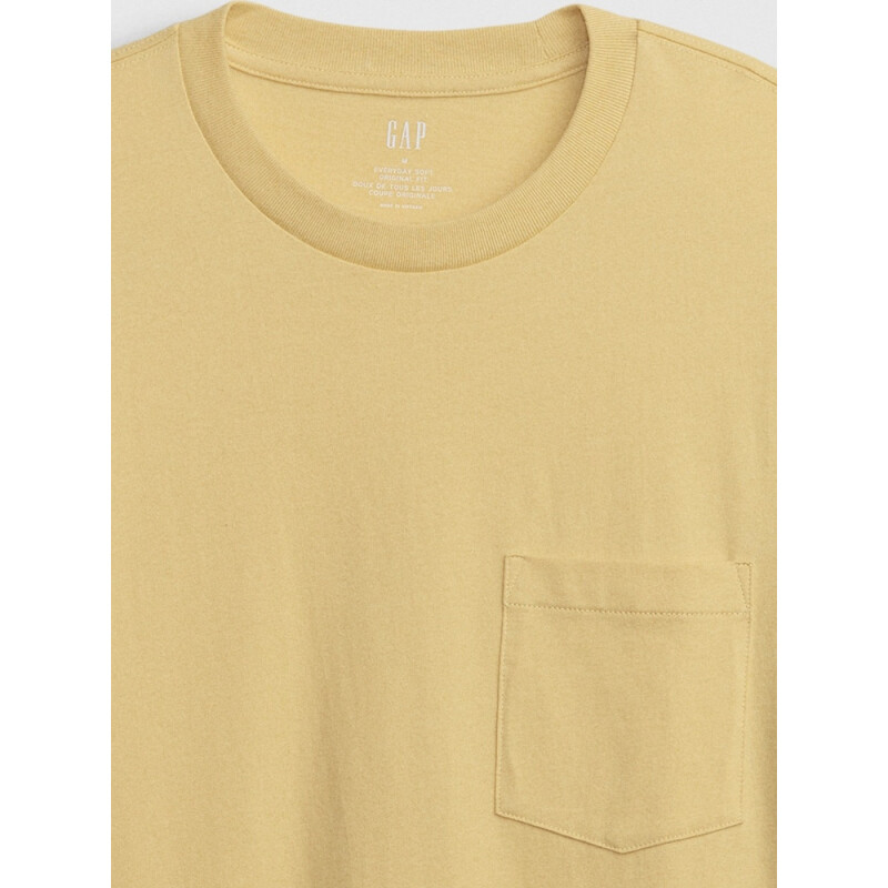 V-ORIGINAL PKT T FADED YELLOW