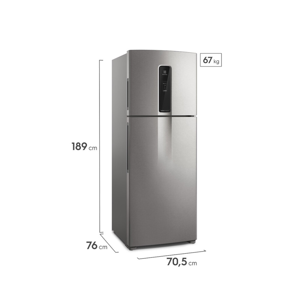 Heladera Electrolux No Frost 508 Lts Inoxidable