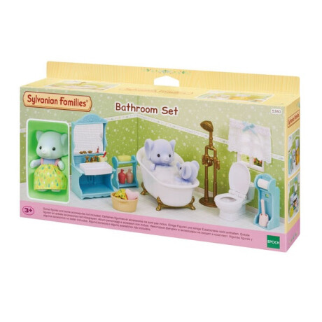 Sylvanian Families Elefante + Set De Baño Sylvanian Families Elefante + Set De Baño