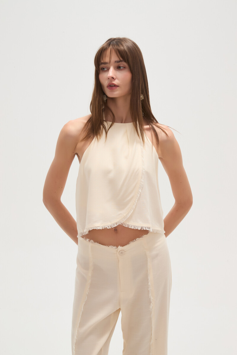 Tops Ialeico - Crudo / Natural 