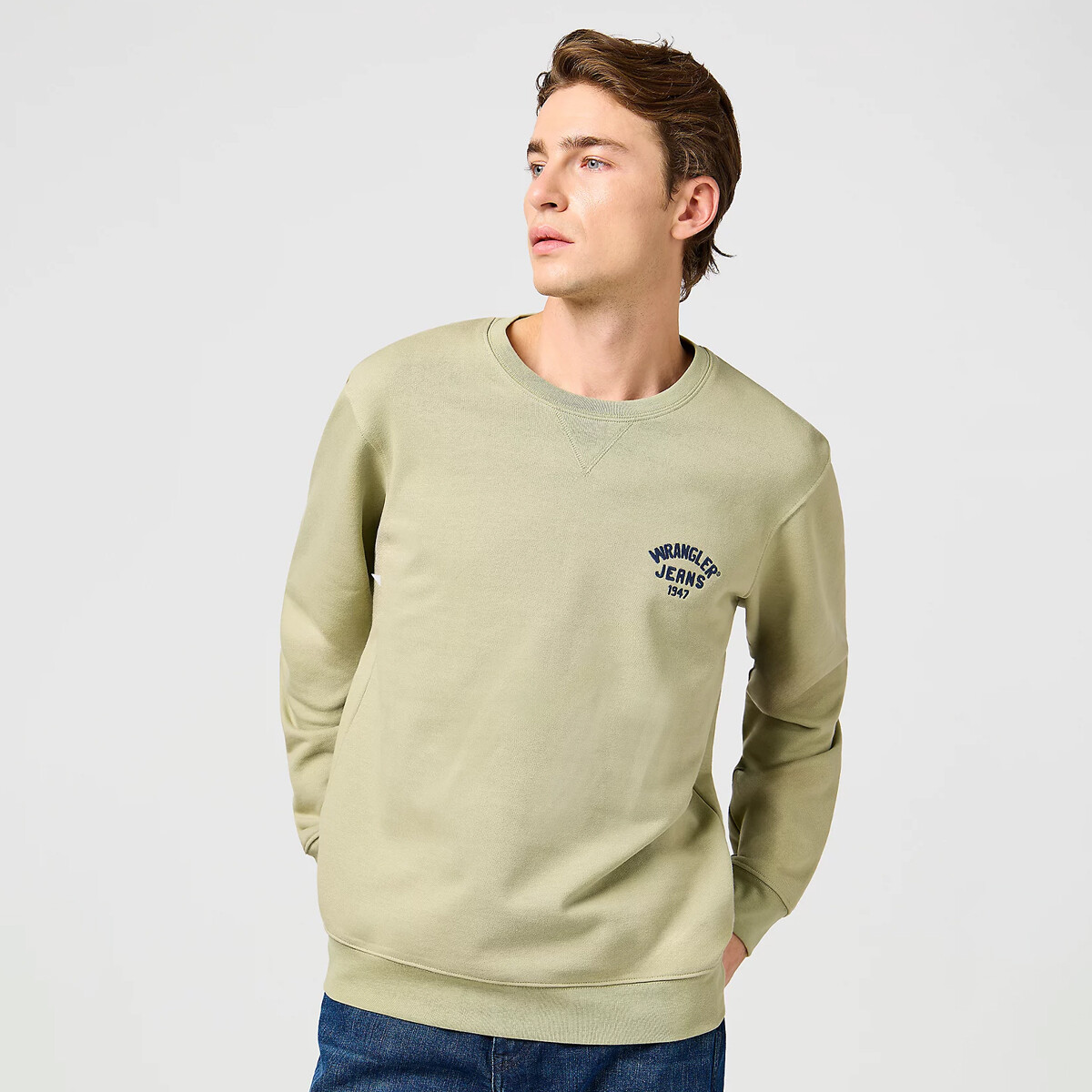 Buzo Wrangler de Hombre - SMALL LOGO CREW - 112364088TEA - ELD 