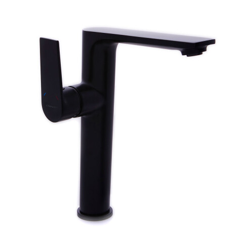 GRIFERIA LAVATORIO MONOCOMANDO NEGRO MATE LINEA AGORA BAÑO NEGRO