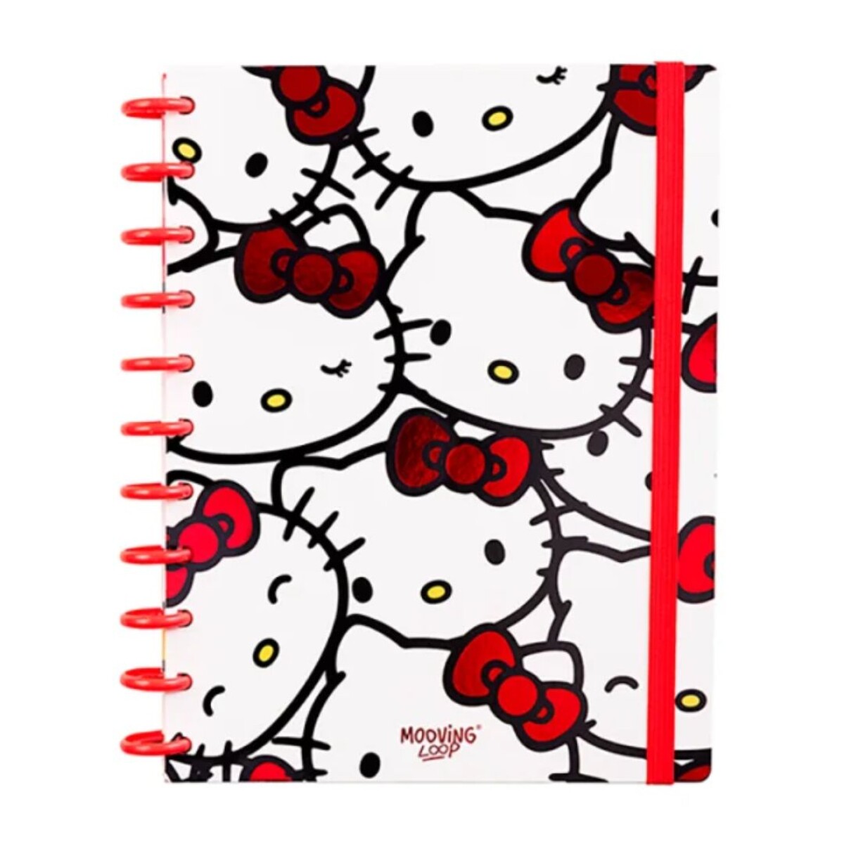 Cuaderno Mooving Hello Kitty Loops con sobre - Cuaderno Mooving Hello Kitty Loops Con Sobre 