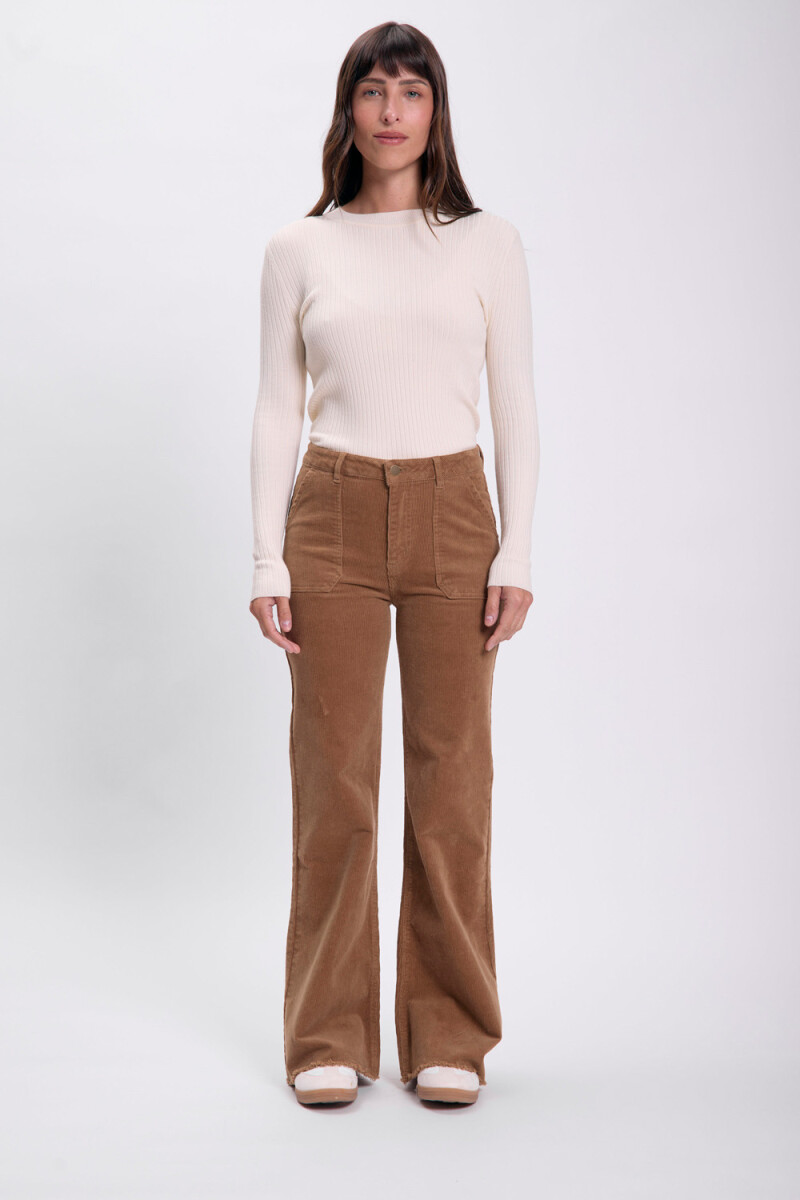 Pantalón pana oxford Tostado