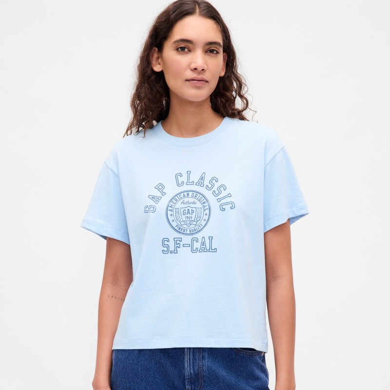 GRAPHICS - SS EDITOR TEE GAP CLASSIC LIGHT BLUE SHADOW