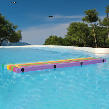 Colchón Flotador Mor Multicolor Relax Piscina Playa Max90kg Multicolor