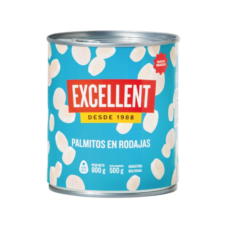 Excellent Palmito Rodajas 800g Excellent Palmito Rodajas 800g