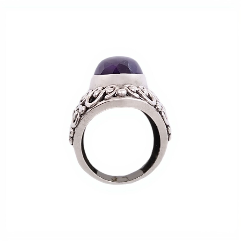 Anillo Lagrima Amatista Imperial. Plata 925 - AN4752 sinpiedra