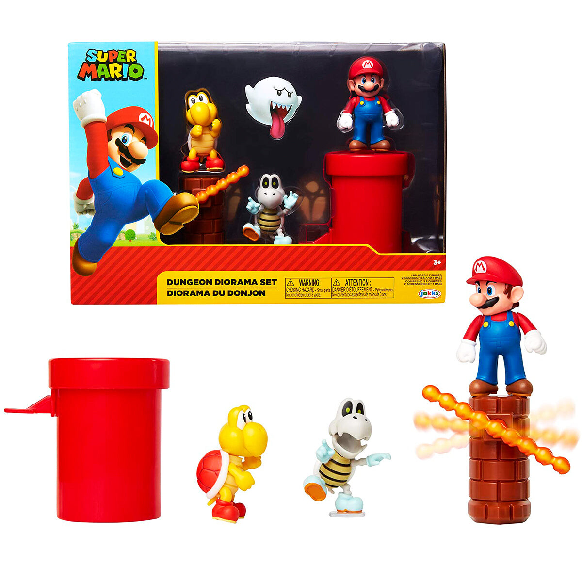 Play Set Super Mario Figuras + Accesorios Juguete 