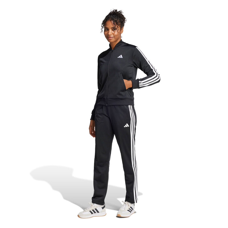 Equipo de Mujer Adidas Essentials 3 Tracksuit Negro - Blanco