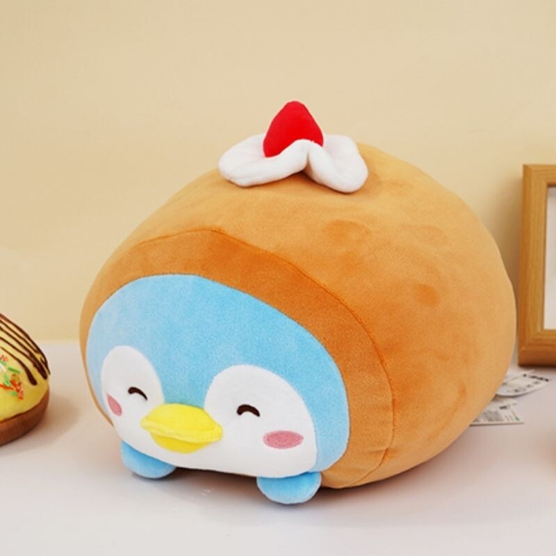 Peluche Pingüino Bakery - Roll De Crema - Koko - 22cm Peluche Pingüino Bakery - Roll De Crema - Koko - 22cm