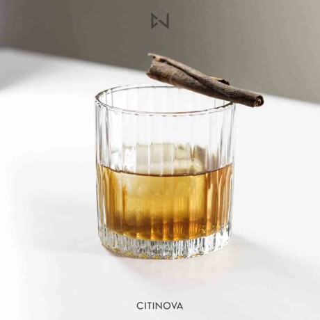 Set de 6 Vasos para Whisky en Vidrio de 335Ml Picca Citinova Transparente