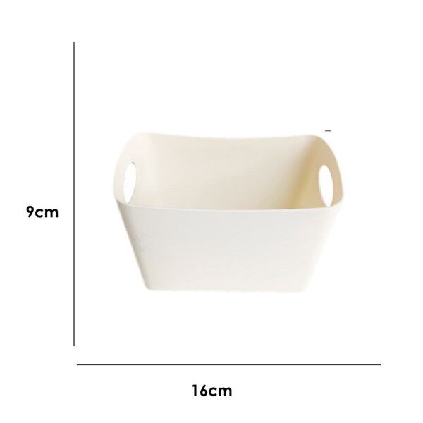 Organizador con asa S blanco