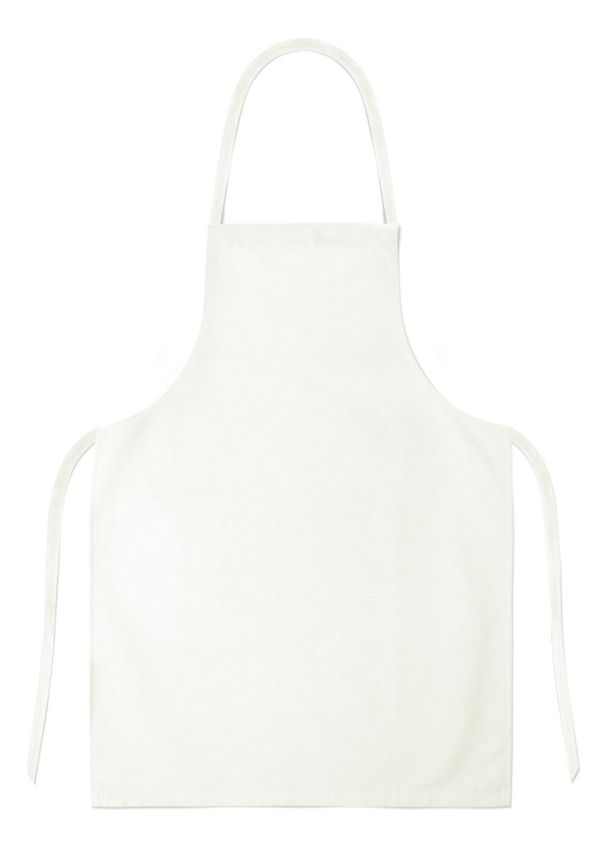Pack X5 Delantal Cocinero Chef Tela Impermeable Cuero - Color Blanco 