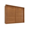 Ropero 2 Puertas Corredizas - Imperador Cinamomo