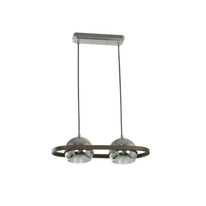 COLGANTE MOON 2L E27 CROMO COLGANTE MOON 2L E27 CROMO