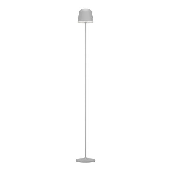 Lámpara de pie LED inalámbrica 1400mm gris IP54 EG1082