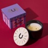 VELACMD Vela De Vidrio Doble Mecha Con Tapa 8oz Paddywax - Tabac & Pine