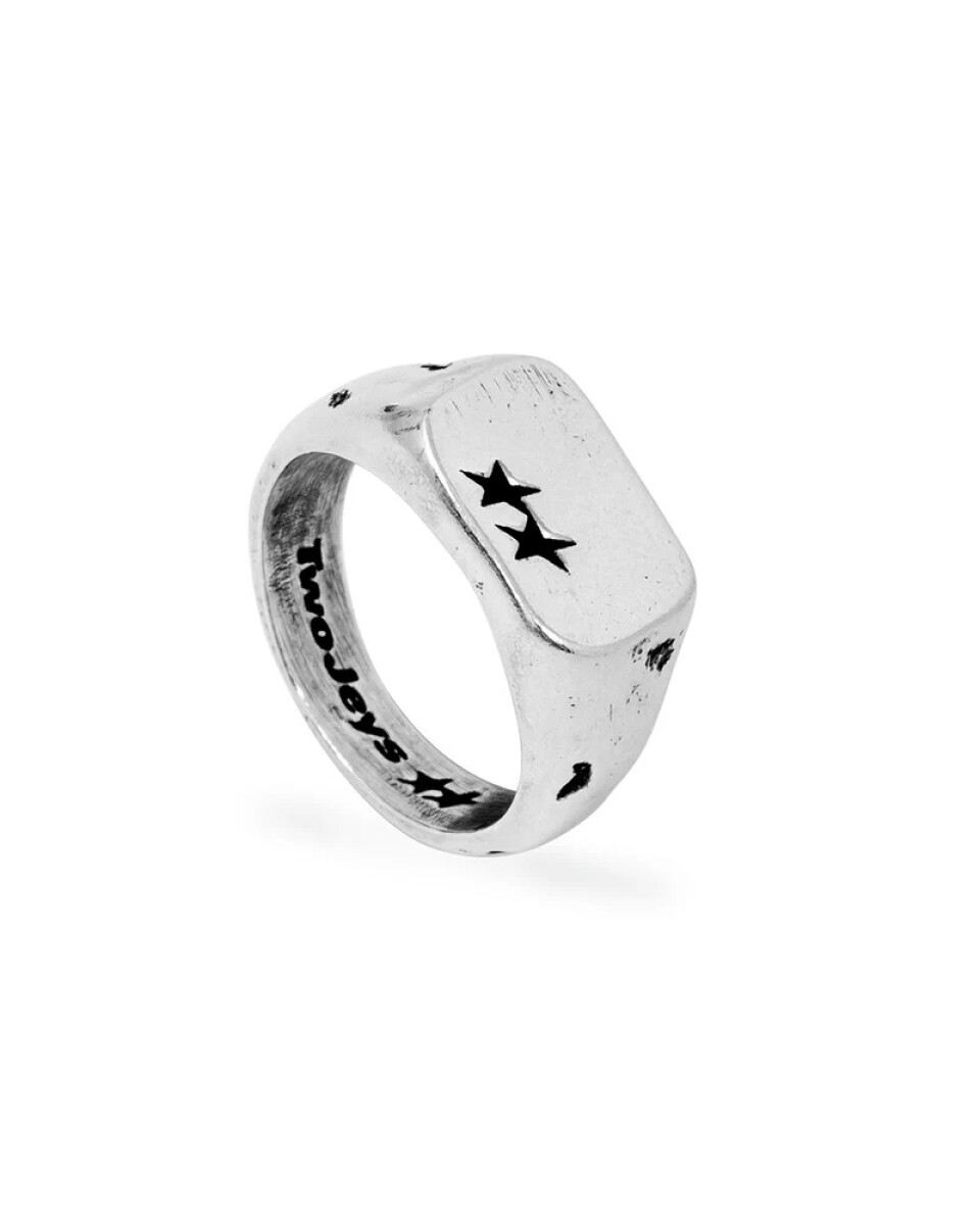 Twojeys Anillo Elongated Ring Plata 925 