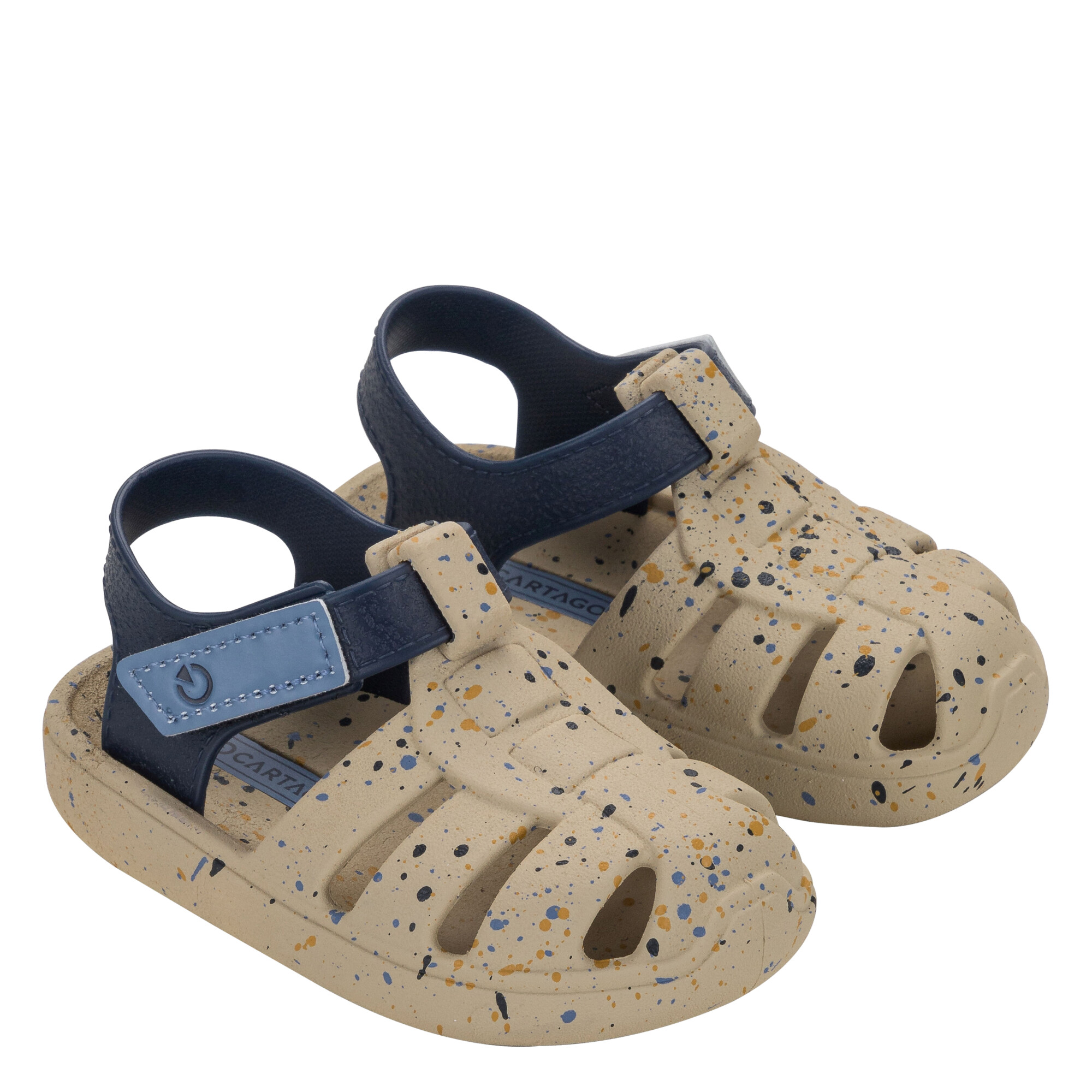 Sandalia de Niños Cartago Oslo Beige Azul Cartago