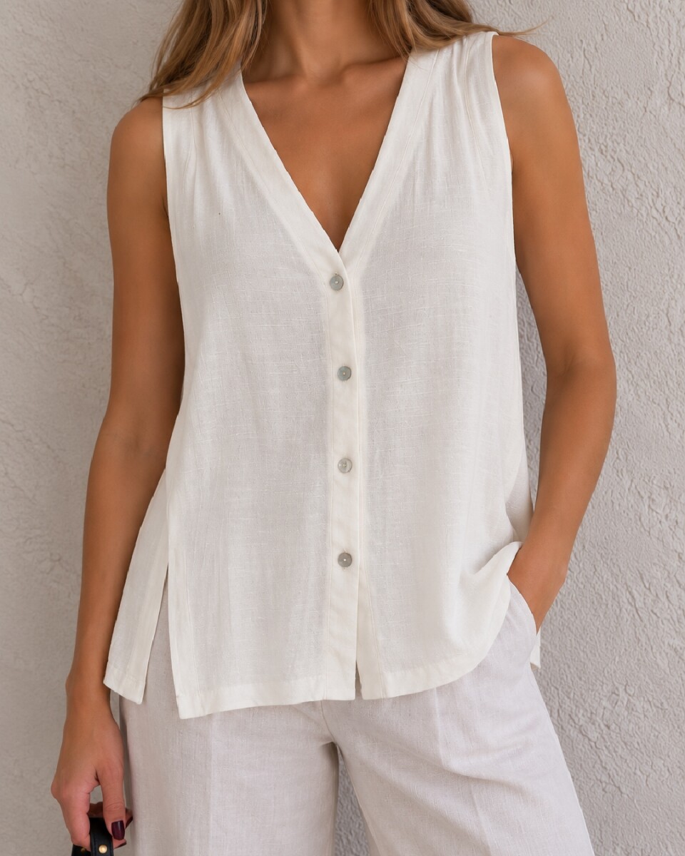 outlet - Camisa sin mangas 
