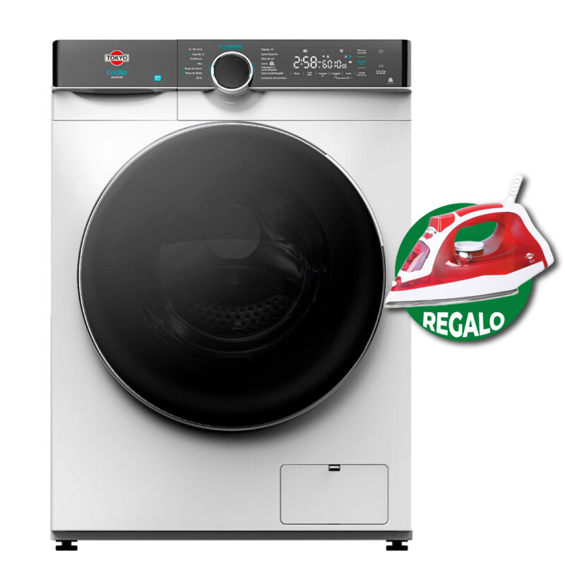 Lavarropas Automática Tokyo 10,5 kg CECILIa INVERTER NEXT Carga Frontal Lavarropas Automática Tokyo 10,5 kg CECILIa INVERTER NEXT Carga Frontal