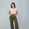 Pantalon Wide Leg Dalia Wanna Green