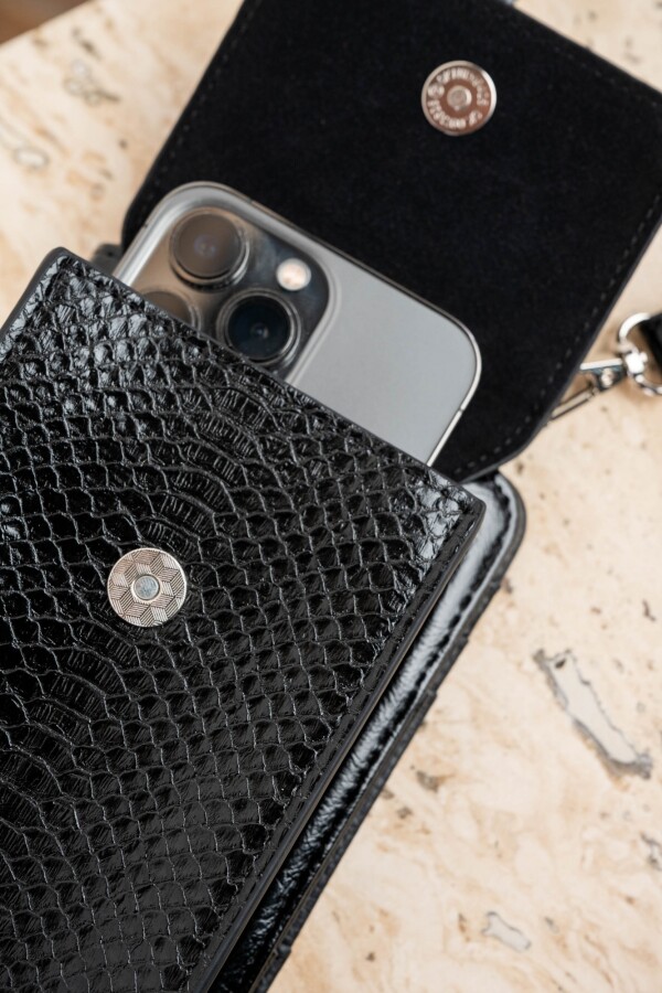 Porta Celular Combinado Negro
