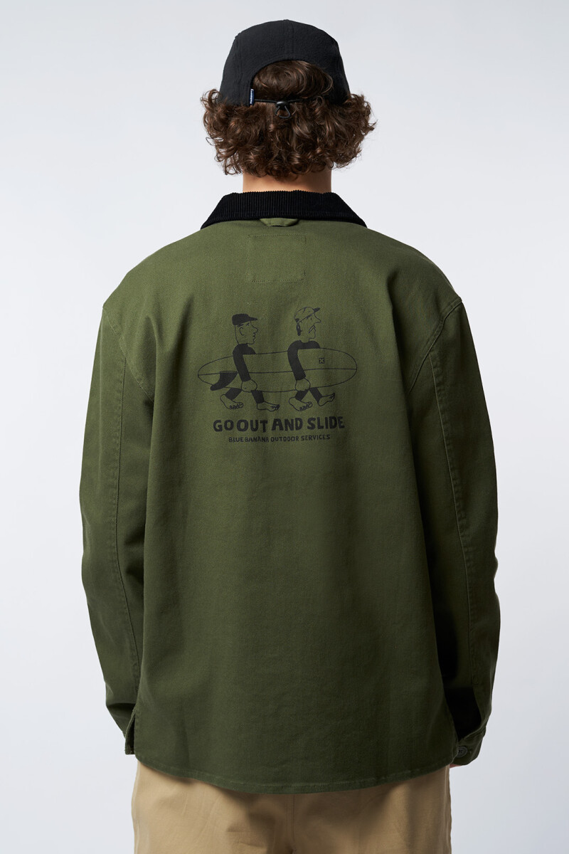Cazadora Blue Banana Green Coast