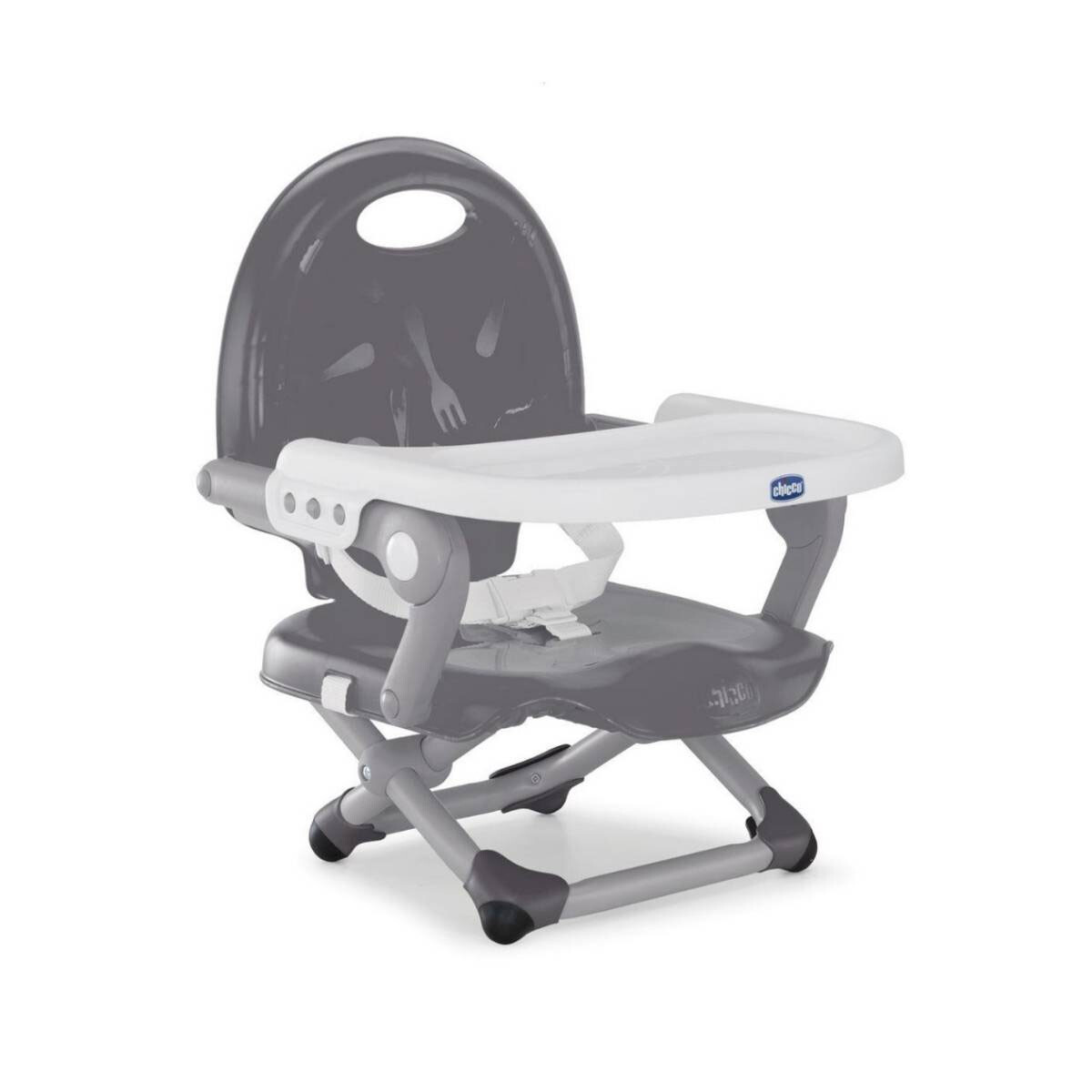 Silla de comer Asiento elevador Pocket Dark Grey Chicco 