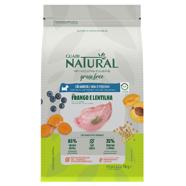 GUABI NATURAL GRAIN FREE PERRO ADULTO RAZA MINI Y PEQUEÑA SABOR POLLO Y LENTEJA SC 10,1KG GUABI NATURAL GRAIN FREE PERRO ADULTO RAZA MINI Y PEQUEÑA SABOR POLLO Y LENTEJA SC 10,1KG