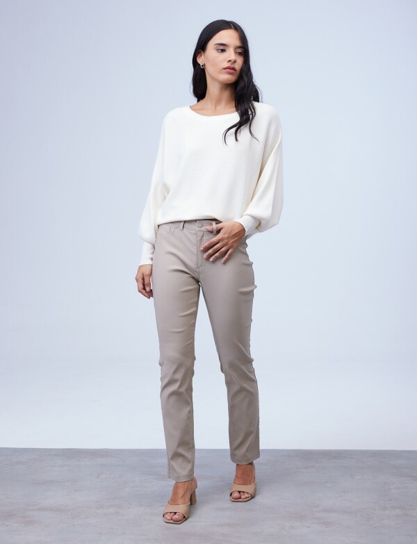 Pantalon Corte Jean TOSTADO