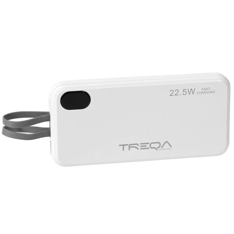 Power Bank Treqa TR-963 10000mAh 22.5W USB-C y Lightning Blanco