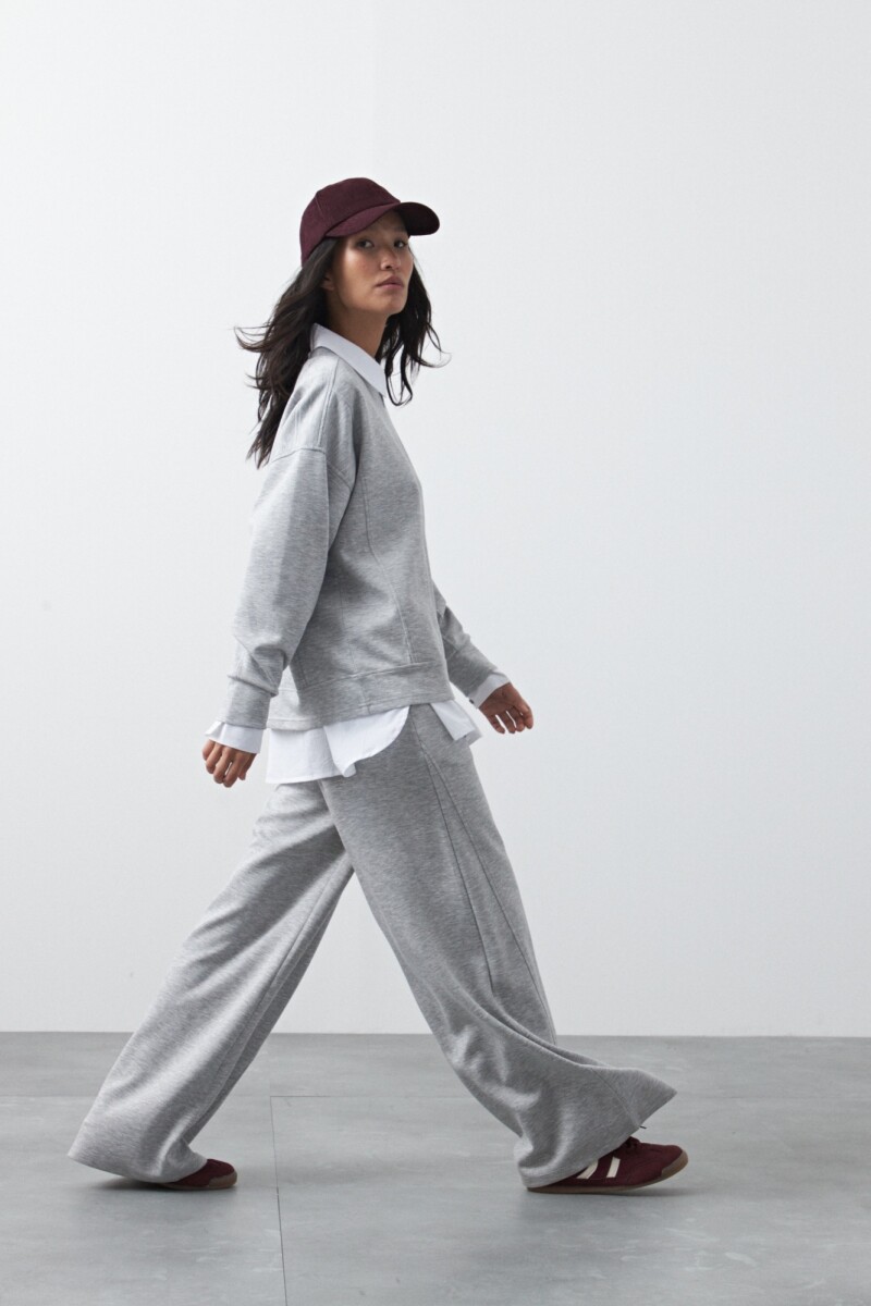 BABUCHA ALBERTA Gris Melange