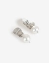 Aros Clips Perlas Aros Clip Perlas - Plateado Rodio