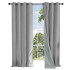 Cortina Blackout 100% Engomada Termica Set 2 Paños Tipo Lino Variante Color Gris Oscuro