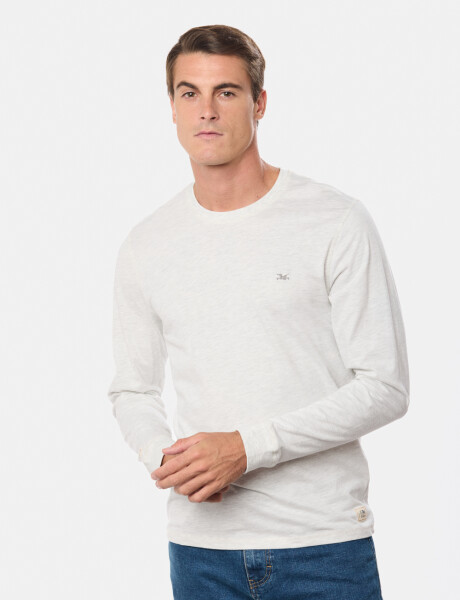 REMERA LISA DE ALGODÓN Gris