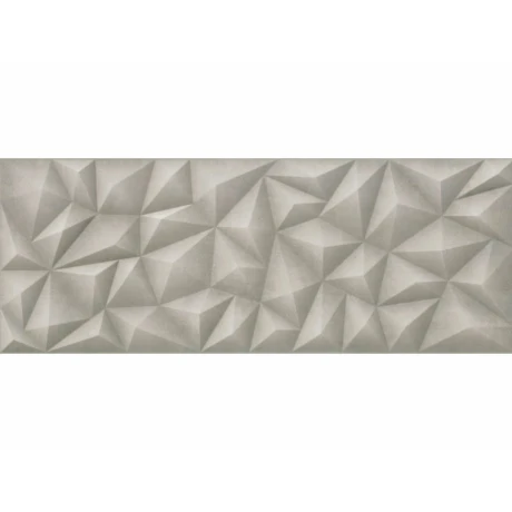 Ceramica Gris Mate Decorada 3D 45X120Cm Pared GAMAS DE GRIS