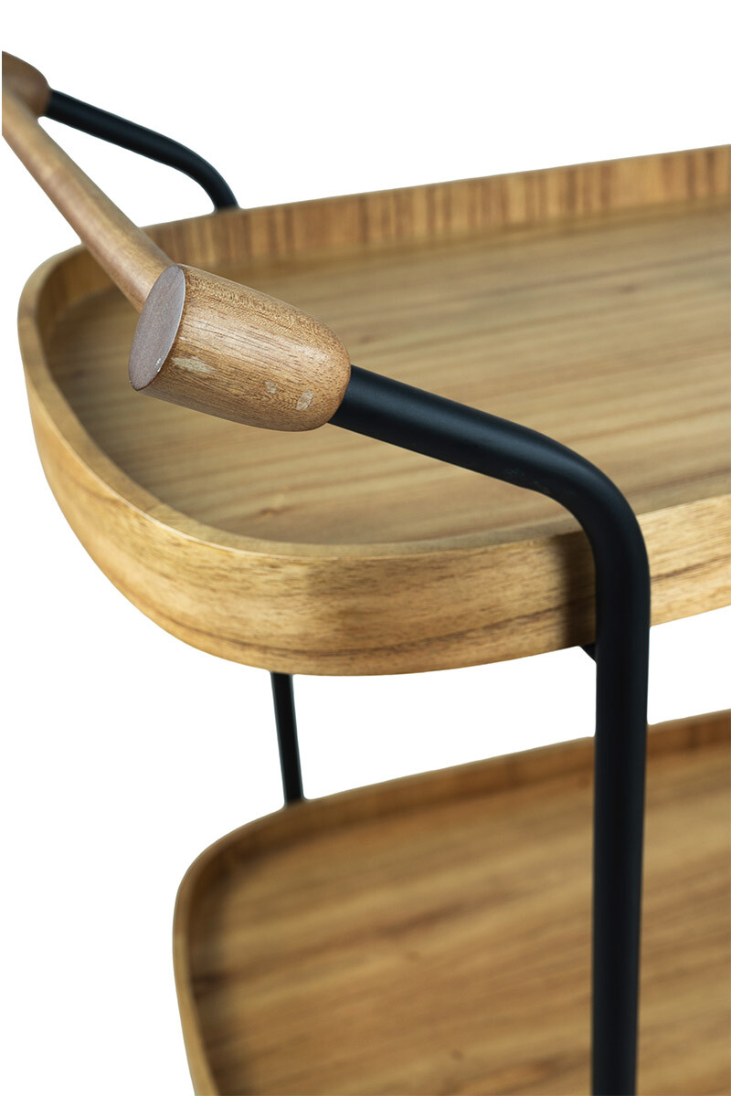 Enotria CARRO BAR ENOTRIA CINAMOMO NATURA 83X55X90H CM