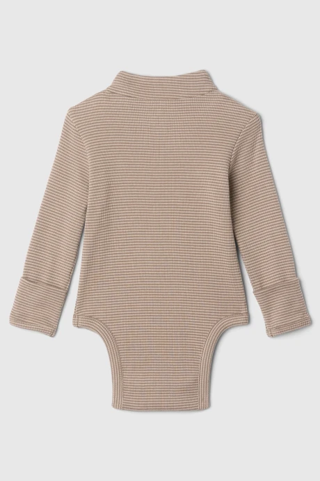 Body Polera Viento Bebé Brown Stripe