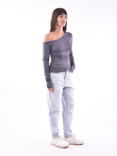 REMERA VALENCIANA GRIS OSCURO
