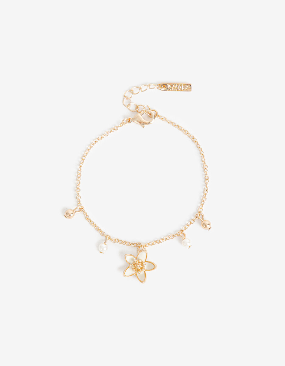 Pulsera Flexible Con Dijes 