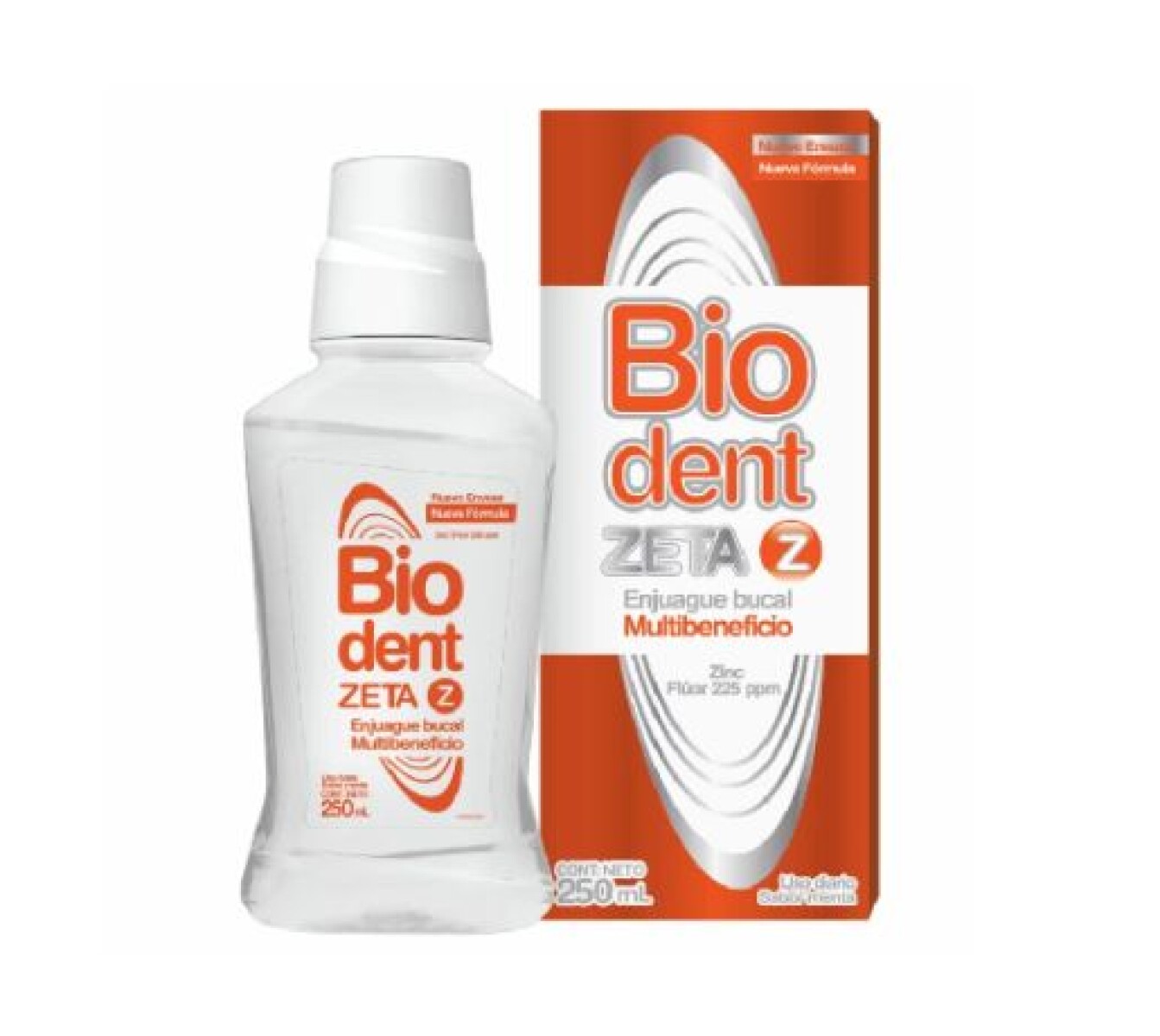 Enjuague Bucal Biodent Zeta 250ml – Protección Integral y Frescura